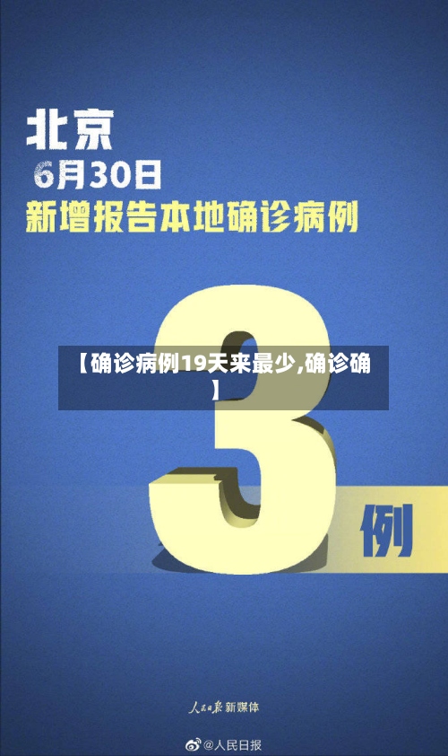 【确诊病例19天来最少,确诊确】-第2张图片