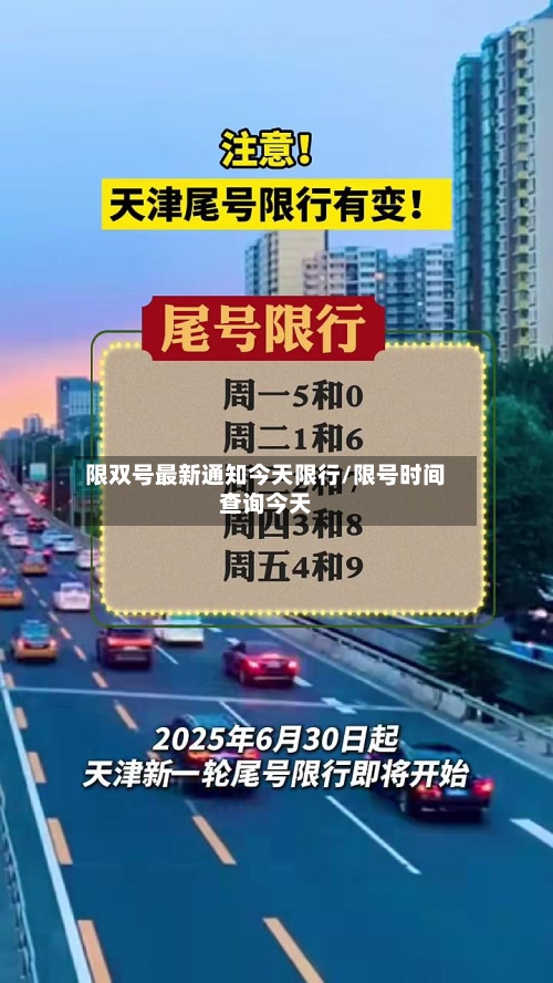 限双号最新通知今天限行/限号时间查询今天