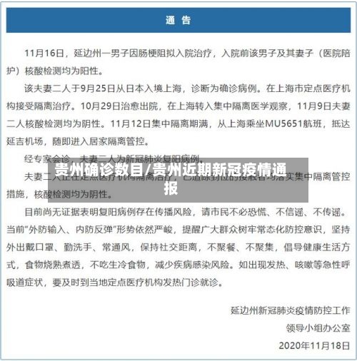 贵州确诊数目/贵州近期新冠疫情通报-第2张图片