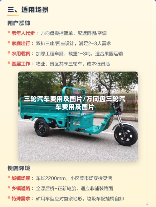 三轮汽车费用及图片/方向盘三轮汽车费用及图片
