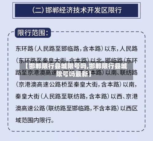 【邯郸限行县城限号吗,邯郸限行县城限号吗最新】-第3张图片