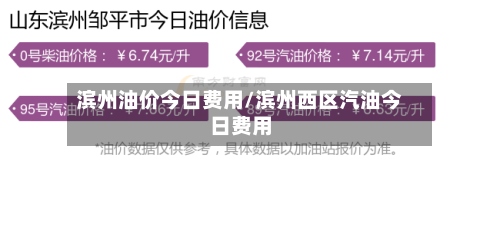 滨州油价今日费用/滨州西区汽油今日费用-第3张图片
