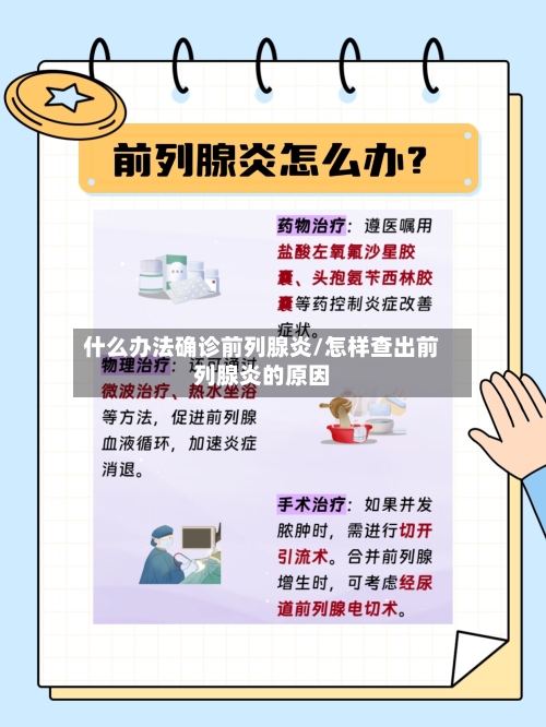 什么办法确诊前列腺炎/怎样查出前列腺炎的原因-第2张图片