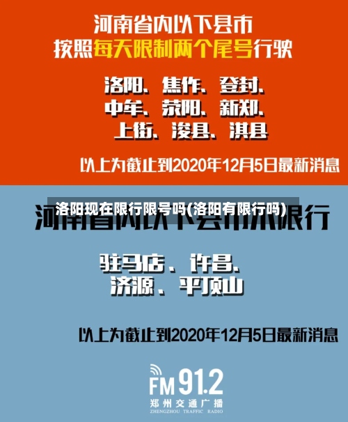 洛阳现在限行限号吗(洛阳有限行吗)