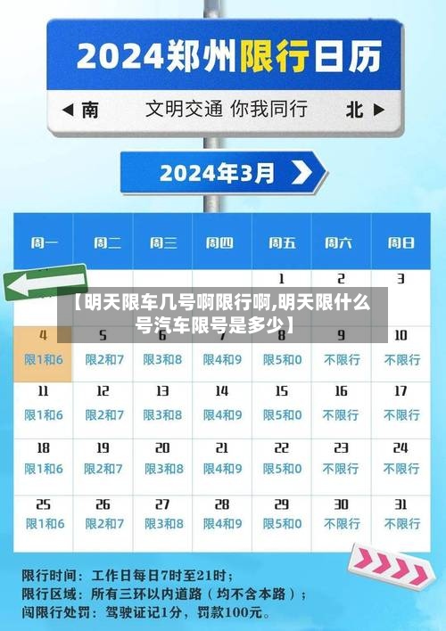 【明天限车几号啊限行啊,明天限什么号汽车限号是多少】