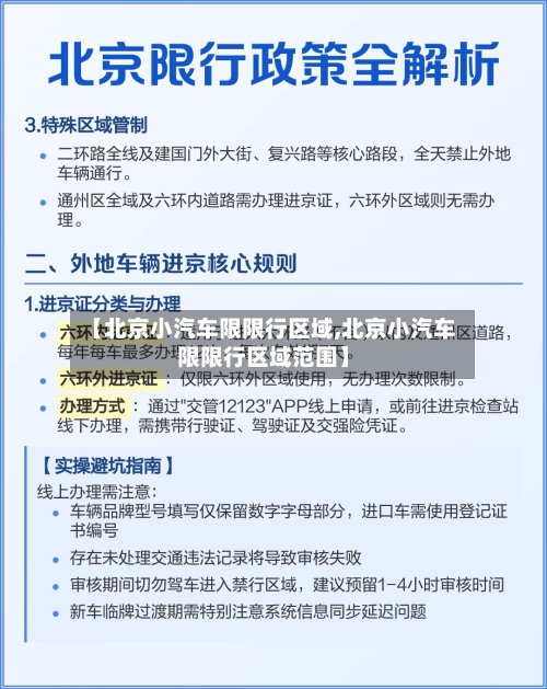 【北京小汽车限限行区域,北京小汽车限限行区域范围】-第2张图片
