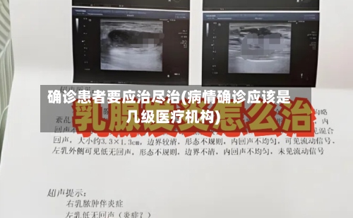 确诊患者要应治尽治(病情确诊应该是几级医疗机构)