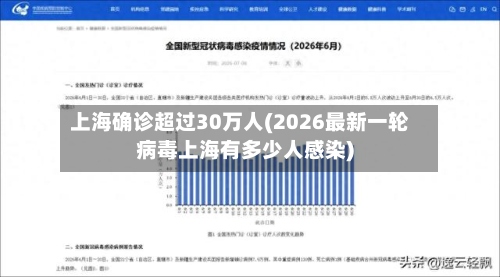 上海确诊超过30万人(2026最新一轮病毒上海有多少人感染)