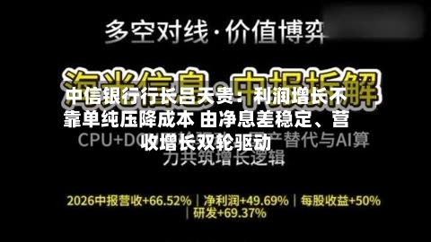 中信银行行长吕天贵：利润增长不靠单纯压降成本 由净息差稳定	、营收增长双轮驱动-第2张图片