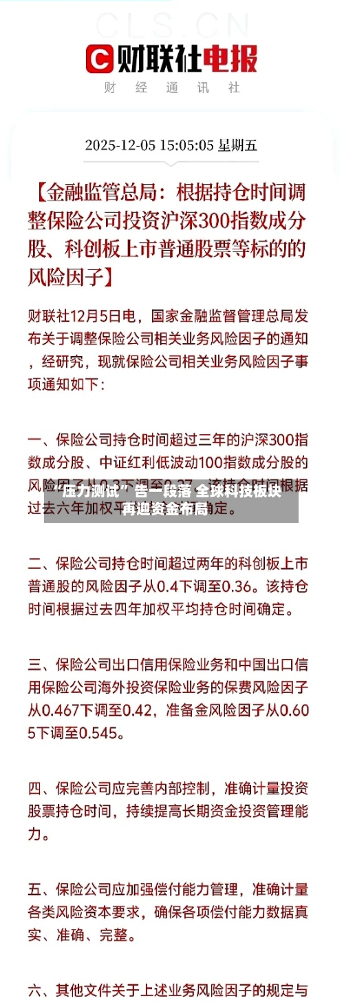 “压力测试” 告一段落 全球科技板块再迎资金布局-第3张图片