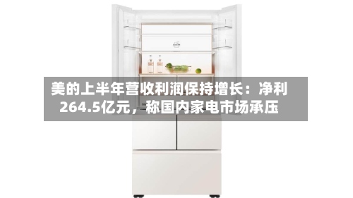 美的上半年营收利润保持增长：净利264.5亿元	，称国内家电市场承压-第3张图片