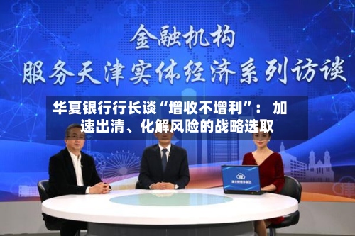 华夏银行行长谈“增收不增利”： 加速出清、化解风险的战略选取