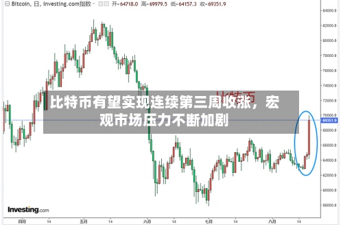 比特币有望实现连续第三周收涨	，宏观市场压力不断加剧-第1张图片